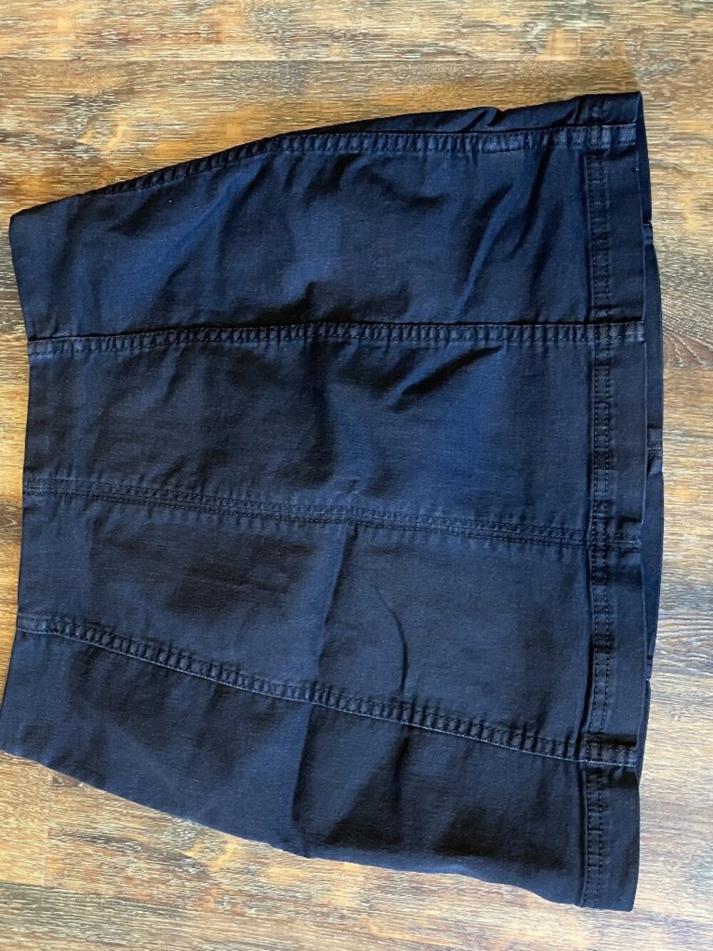 Free People Black Mini Skirt - Panel Stitch Detail